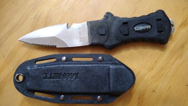 Mcnett 60156 Samish Stiletto Fixed Blade Diving Knife[Used – Excellent Cond.] Fixed-Blade