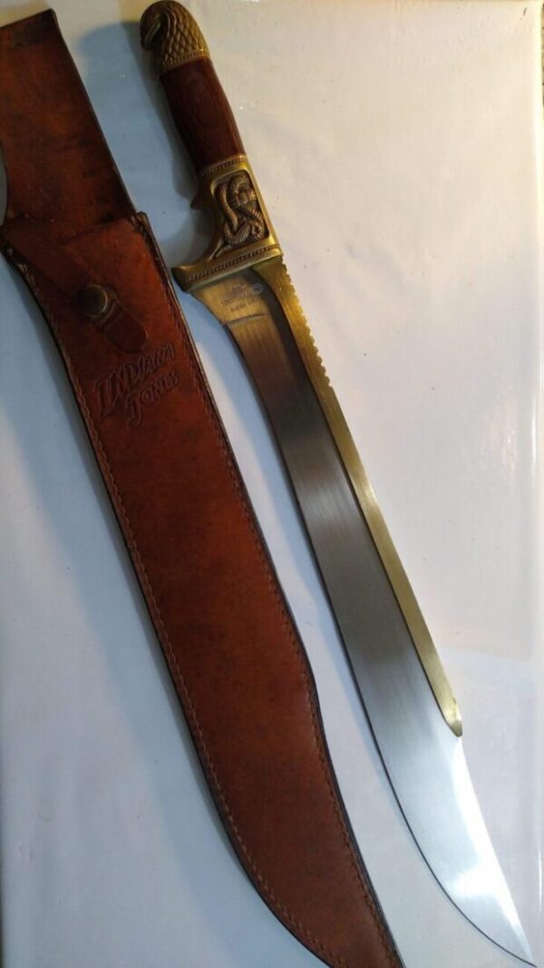 UC501 Indiana Jones Khyber Bowie Knife with Leather Sheath. Made by United Cutlery [Used – Mint Cond.] Collectible Knives