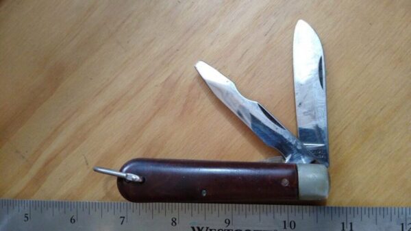 Vintage Colonial Knife Co. Two Blade Electrician’s Knife with Bail[Used – Near Mint Cond.] Colonial Knives