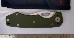 Frost Cutlery Clip-Point Liner lock Folding Knife w/Belt Sheath[Used/Pristine Cond.] Under $10