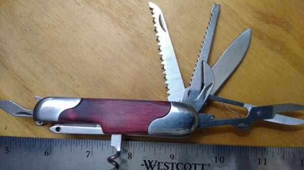 NRA promo Multi-Tool Knife with 11 blades[Used – Excellent Cond.] Camp Knives