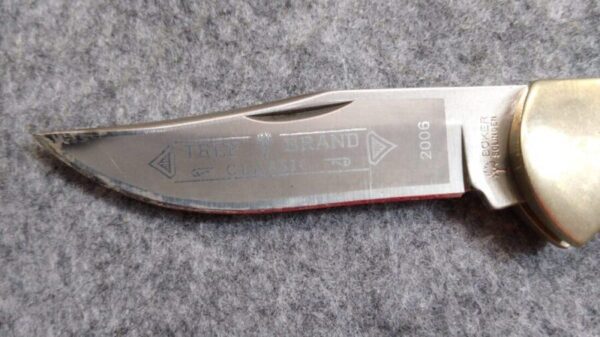 Böker Solingen Tree Brand Classic 2006 Clip-Point Folding Knife with original box. Collectible Knives
