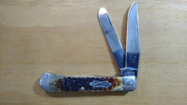 Case Bros. & Co. Gowanda NY ca. 1896 1 of 1000 Tang Stamp Collection Bone 6254 Trapper Knife #37 [Used – Mint Cond.] Case XX™