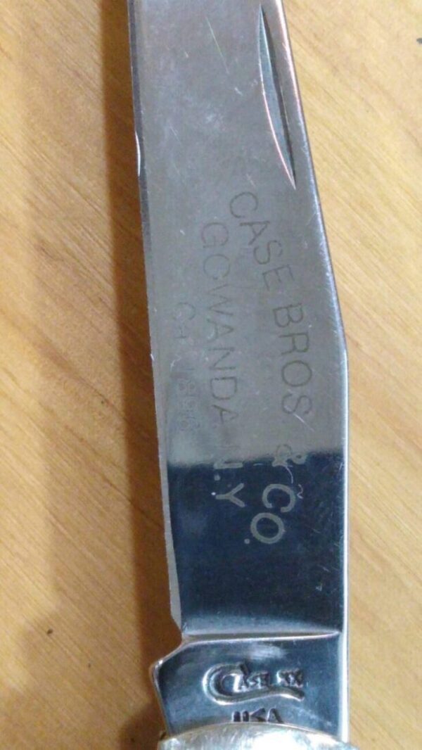 Case Bros. & Co. Gowanda NY ca. 1896 1 of 1000 Tang Stamp Collection Bone 6254 Trapper Knife #37 [Used – Mint Cond.] Case XX™