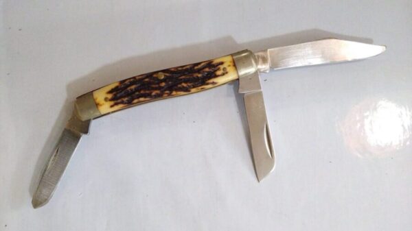 Schrade+ USA Uncle Henry 1973-2004 King Ranch Stockman Knife 885UH[Used] Collectible Knives
