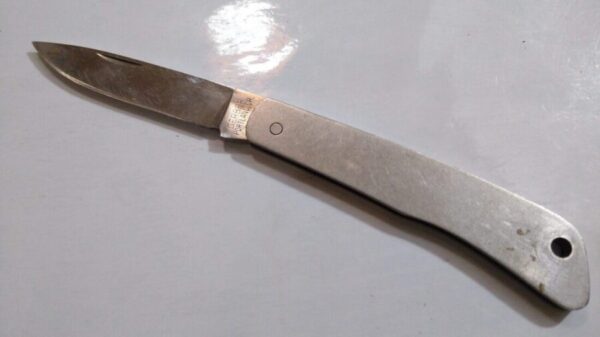 Gerber Silver Knight Japan Stainless Lock-back Single Blade Folding Pocket Knife[Used – Mint Cond.] Collectible Knives