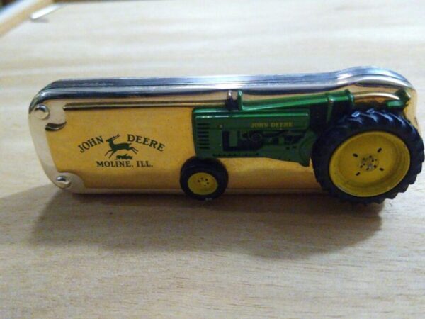 Franklin Mint Collection John Deere 1948 Model B Folding Knife and JD Cap Combo[Unused – Pristine Cond.] Collectible Knives