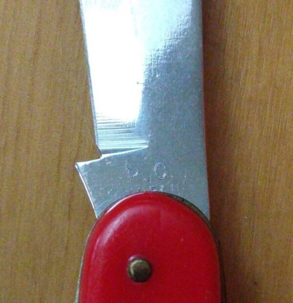 P.C. Japan Camp Knife with 1 Drop-point blade and 4 tool blades[Used – Excellent Cond.] Camp Knives