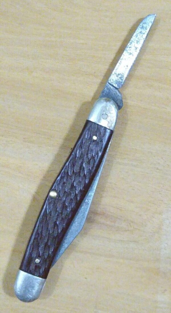 Vintage Camillus NY USA – 4H  Clover Badge, Two Blade Pocket Knife[Used – Mint Cond.] Camillus Cutlery
