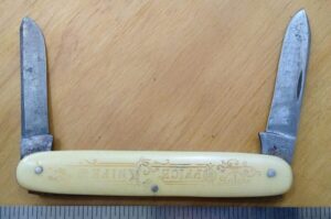 Rare Vintage W.R. Case & Bros. 2 blade Office Knife[Used – Near Mint Cond.] Collectible Knives