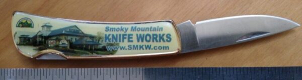 Smoky Mountain Knife Works Branded Single Blade Folder with Spine-Lock[New-Unused] Collectible Knives
