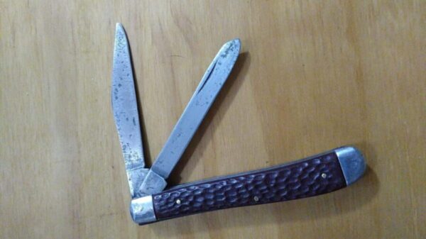 Vintage Sabre 614 Japan, Large 2 Blade Jack-Knife [Used – Near Mint Cond.] Collectible Knives