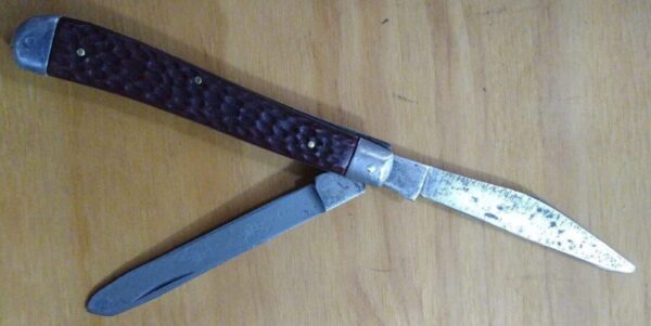Vintage Sabre 614 Japan, Large 2 Blade Jack-Knife [Used – Near Mint Cond.] Collectible Knives