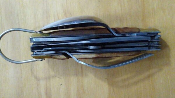 Vintage Stag Handle Camp/Hobo Knife Multi-tool Utensils [Used – Mint Cond.] Camp Knives