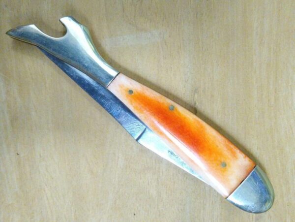 Rough Rider Large Lady Leg with Smooth Red Stained Bone Handle [Used – Mint Cond.] Everyday Carry[EDC]