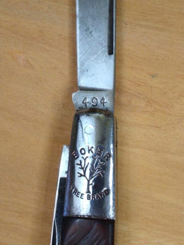 Vintage Böker Tree Brand Barlow 494, 2 Blade Pocket Knife [Used – Excellent Cond.] Collectible Knives