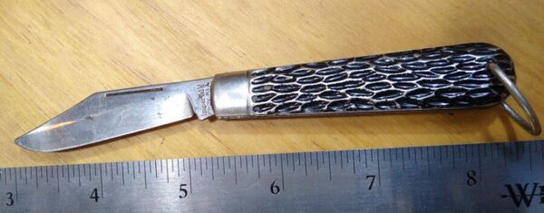 Vintage Imperial Prov. RI 1 blade Pocket Knife w/bail, and single sided blade bevel.[Used – Mint Cond.] Collectible Knives