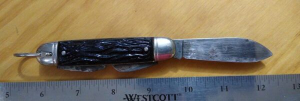 Vintage Colonial Prov. USA ‘Forest Master’ 3 Blade Pocket Knife with Bail [Used – Near Mint Cond.] Camp Knives