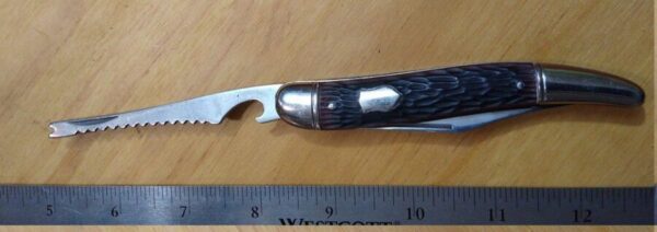 Vintage Imperial Prov. R.I. USA Fish Knife with opener/scaler blade[Used – Pristine Cond.] Everyday Carry[EDC]