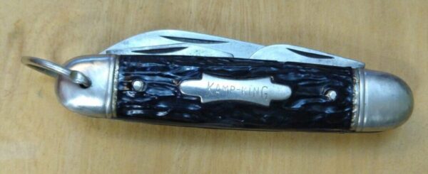 Vintage Imperial Prov. RI USA ‘Kamp King’ Multi-Blade Pocket Knife with Bail[Used – Very Good Cond.] Camp Knives