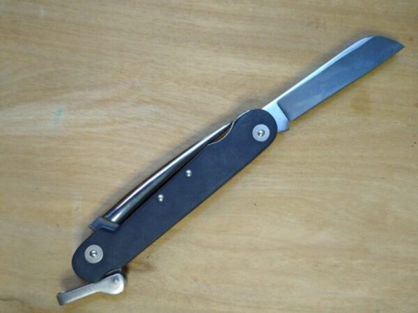 Camillus Marlin Spike Boating Knife w/Sheepfoot Blade and Lever-Locked Spike [New/Unused Cond.]. Folding-Blade