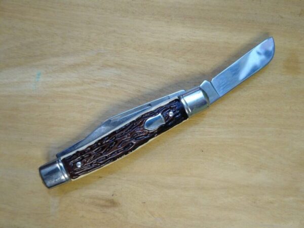 Vintage Colonial Prov. USA Large 3 Blade Stockman Folding Pocket Knife – Patent #3317996 [Unused – Pristine Mint Cond.] Collectible Knives