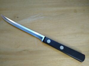 Case XX CA 204-6 PAT NO #2147079 – 10.5″ Fixed-Blade Filet/Boning Knife [Used – Mint Cond.] Case XX