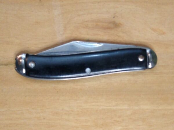 True Nostalgia – ‘The Ideal’ Vintage Single Blade Slimline Pocket Knife w/ Smooth Black Handle [NOS]. Everyday Carry[EDC]