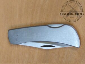 Stainless Steel Single Blade Lock-Back Folder, Made in Japan, Clip-point blade [Used- Excellent Cond.]