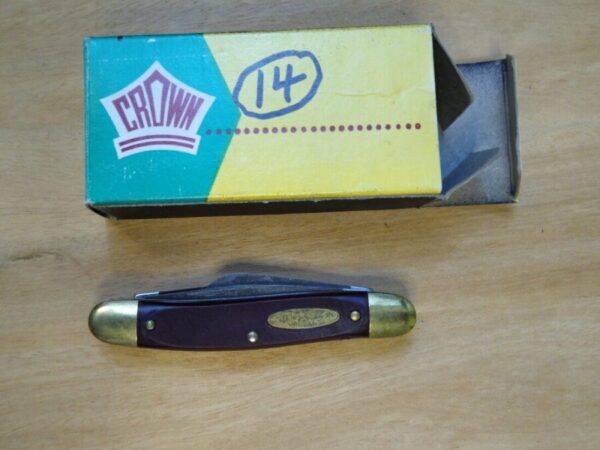 Vintage Crown ‘Durango’ 3 blade Stockman Pocket Knife[Unused – Mint Cond.] Collectible Knives