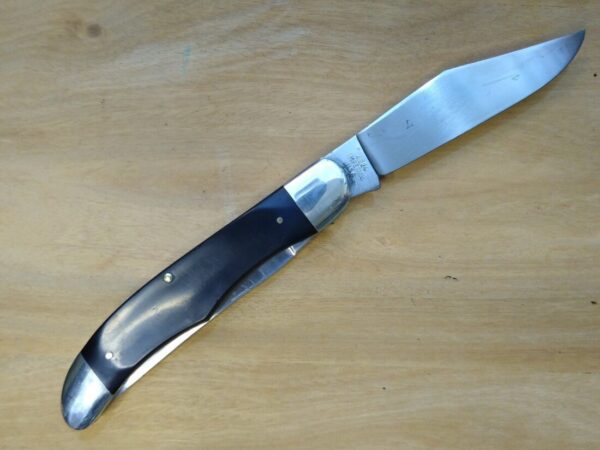 Vintage Imperial Frontier 4624 Large 2 blade Dog-leg Trapper Knife W ...