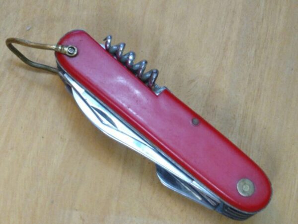 Vintage 11 Blade Multi-Tool Camp Knife – Includes scissors, saw and scaler blades, Made in Japan [Used- Near Mint Cond.]. Camp Knives