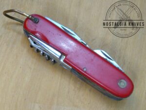 Vintage 11 Blade Multi-Tool Camp Knife - Includes scissors, saw and scaler blades, Made in Japan [Used- Near Mint Cond.].
