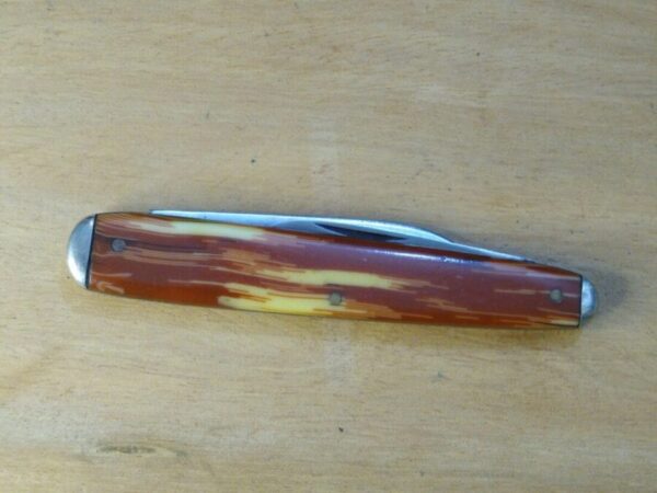 Vintage Camillus 1940’s Sword Brand 2 Blade Pocket Knife with Multi-colored handle[Used -Near Mint Cond.] Camillus Cutlery