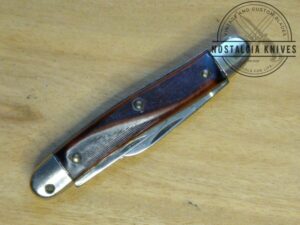 Anvil Brand USA Pat. #3317996 - Honed Edge/103 stamp, Small 3 Blade Stockman Pocket Knife [Used - Mint Cond]