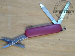 Vintage Camillus USA 872 3 blade pocket knife w/ Scissors & file [Used - Mint Cond.]