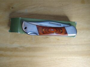 Colonial 05 Prov RI – Large Clip-point Single Blade Spine-lock Pocket Knife in Original Packaging [Unused – Pristine Cond.] Colonial Knives