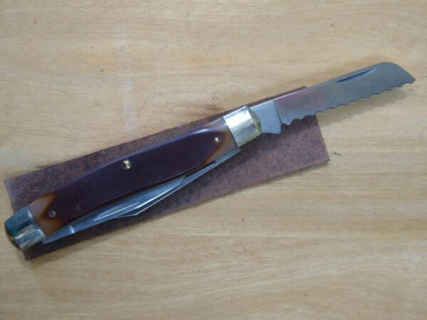 Vintage Schrade USA 89OT Old Timer Blazer Large Stockman Folding 3 Blade Pocket Knife [Unused – Pristine Mint Cond.] Collectible Knives