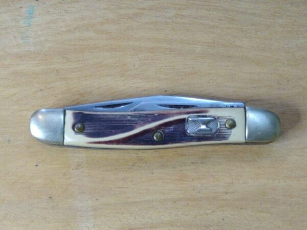 Vintage Colonial Prov. RI, Anvil Brand USA Pat. #3317996 – 2 Blade Pocket Knife [Used – Near Mint Cond.] Anvil Brand