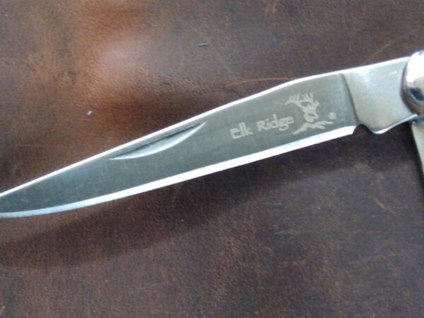Elk Ridge ER-323WP Medium Stockman Folding Pocket Knife – Faux Mother of Pearl Handles[Unused – Pristine Mint Cond.] Elk Ridge