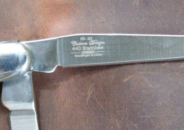 Elk Ridge ER-323WP Medium Stockman Folding Pocket Knife – Faux Mother of Pearl Handles[Unused – Pristine Mint Cond.] Elk Ridge