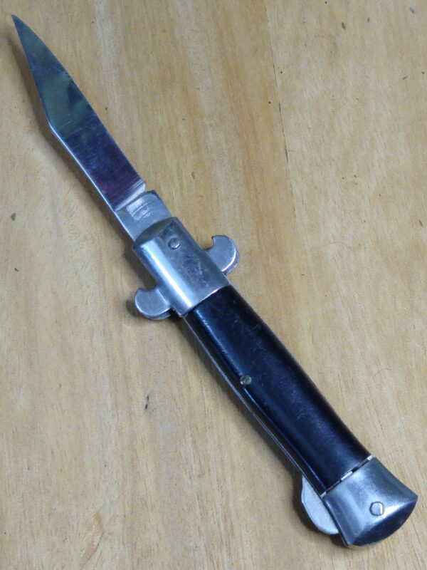 Vintage Small Lock-back Pocket Knife Made In Japan Smooth Black Handle [Used – Pristine Cond.] Collectible Knives