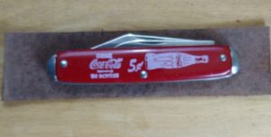 Vintage Coca-Cola promotional 2 Blade Jack Knife - 1950's Collector Knife [Used - Pristine Cond.]