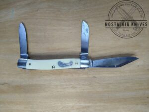 Vintage Frontier Imperial U.S.A. 4132 -Medium Stockman 3 blade Pocket Knife[Used - Mint Cond.]