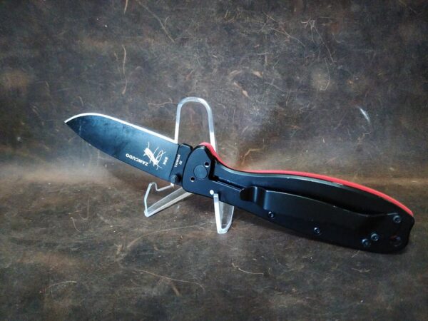 Blue Ridge Knives/ESEE designed Zancudo BKR-R1 Single Blade Frame-Lock Folding Knife w/ Variable Clip – Designed by Randall’s Adventure & Training (RAT) member Mike Perrin [Used – Mint Cond]. ESEE