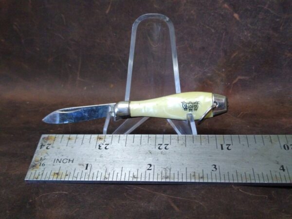 Vintage Hammer Brand Small Single Blade ‘Bowling Pin’ Pocket Knife with Bail[Used- Pristine Cond.] Collectible Knives