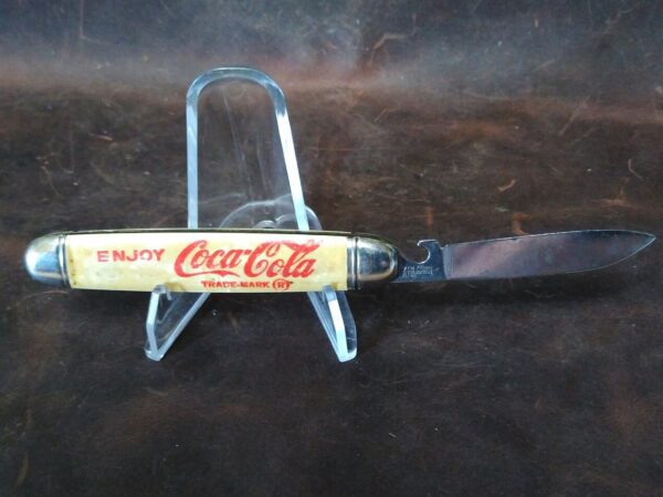 Vintage Imperial Gravity/Trick Lock – Coca Cola Promo Pocket Knife [Used – Mint Cond.] Collectible Knives