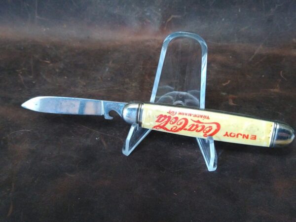 Vintage Imperial Gravity/Trick Lock – Coca Cola Promo Pocket Knife [Used – Mint Cond.] Collectible Knives