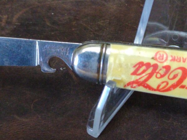 Vintage Imperial Gravity/Trick Lock – Coca Cola Promo Pocket Knife [Used – Mint Cond.] Collectible Knives