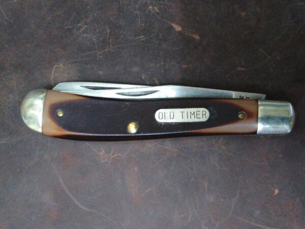 Old Timer 94OT Gunstock Trapper 2 Blade Pocket Knife [Used – Excellent Cond.] Collectible Knives